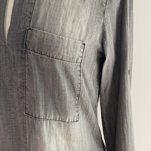 CLOTH & STONE | GREY WASHED PULLOVER - Picture 4 of 9